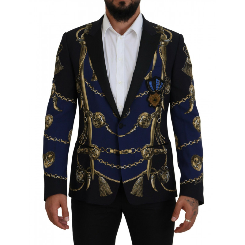 Cappotto Martini stampato multicolor - IT50 - L