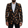Blazer Martini con cappotto stampato arancione nero - IT50 - L
