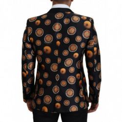 Blazer Martini con cappotto stampato arancione nero - IT50 - L