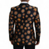Blazer Martini con cappotto stampato arancione nero - IT50 - L