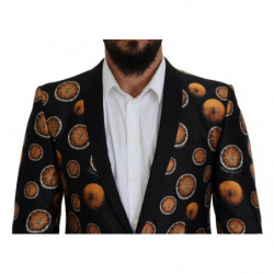 Blazer Martini con cappotto stampato arancione nero - IT50 - L