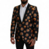 Blazer Martini con cappotto stampato arancione nero - IT50 - L