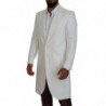Giacca trench in broccato floreale bianco - IT48 - M