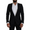 Cappotto formale in lana nera Blazer Martini - IT44 - XS