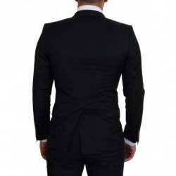 Cappotto formale in lana nera Blazer Martini - IT44 - XS