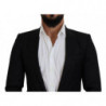 Cappotto formale in lana nera Blazer Martini - IT44 - XS