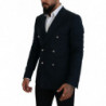 Blazer cappotto formale doppiopetto blu - IT48 - M
