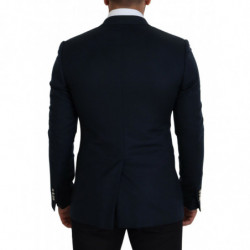 Blazer cappotto formale doppiopetto blu - IT48 - M