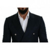 Blazer cappotto formale doppiopetto blu - IT48 - M