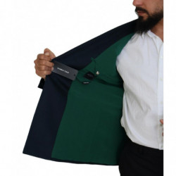 Blazer cappotto formale doppiopetto blu - IT48 - M