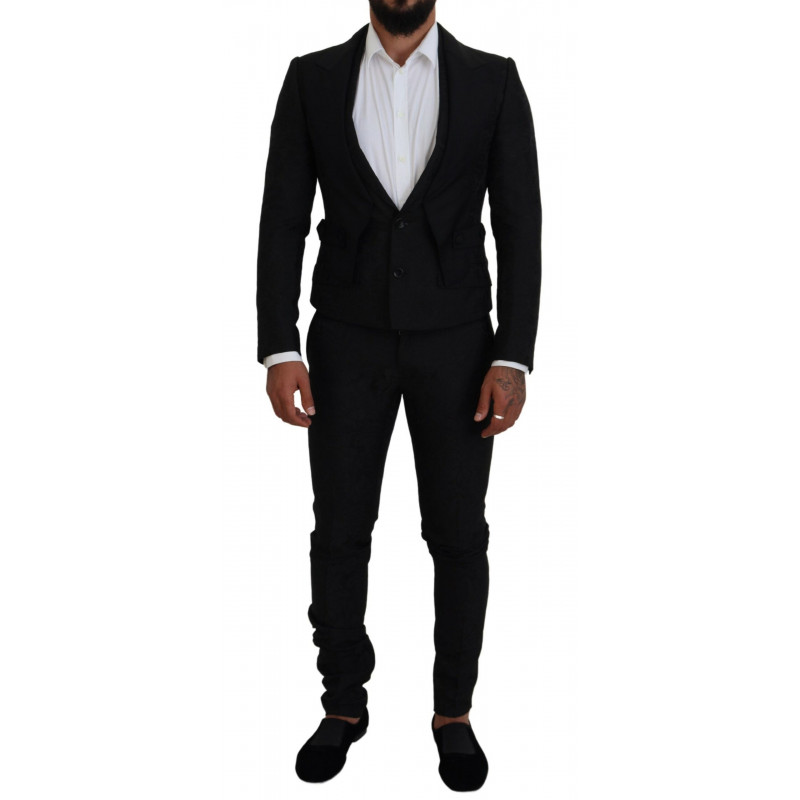 Abito MARTINI 2 pezzi da uomo in poliestere nero - IT46 - S