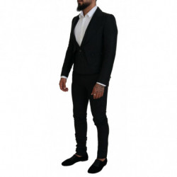 Abito MARTINI 2 pezzi da uomo in poliestere nero - IT46 - S