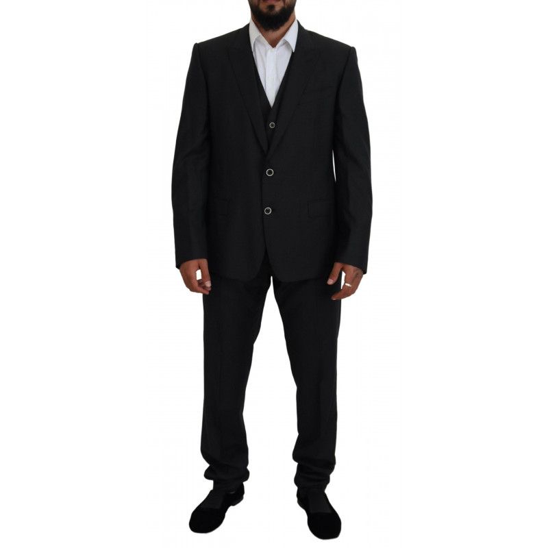 Abito MARTINI 3 pezzi monopetto nero - IT56 - XL