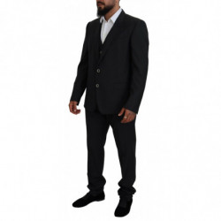 Abito MARTINI 3 pezzi monopetto nero - IT56 - XL