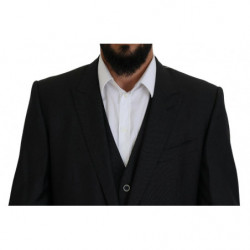 Abito MARTINI 3 pezzi monopetto nero - IT56 - XL