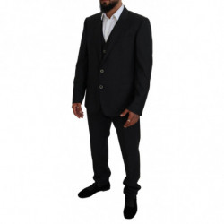Abito MARTINI 3 pezzi monopetto nero - IT56 - XL