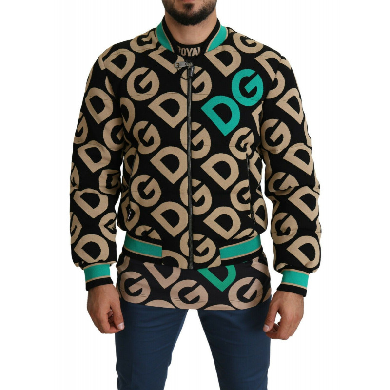 Giacca con stampa logo DGMILLENNIALS multicolore - IT48 - M