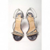 Tacco alto Mafaldina Spikes argento multicolor - EU36/US5.5