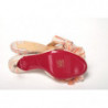 Scarpe basse borchiate con tacco gattino multicolore - EU35/US4.5