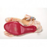 Scarpe basse borchiate con tacco gattino multicolore - EU35/US4.5