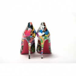 Tacchi alti Sapeaur in vernice Hot Chick multicolore - EU35.5/US5