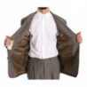 Abito monopetto regolare in lana marrone - IT54 - XL