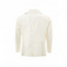 Giacca Doppiopetto in Cotone Bianco - IT50 - L