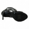 Scarpe spillo pipistrello tacco alto pelle nera - EU37/US6.5