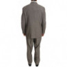 Abito monopetto regolare in lana marrone - IT52 - L