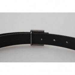 Fibbia quadrata in metallo color pelle argento - 90 CM / 36 INCHES
