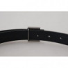 Fibbia quadrata in metallo color pelle argento - 90 CM / 36 INCHES