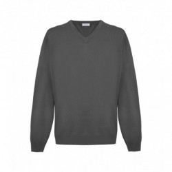 Maglione in cashmere grigio...