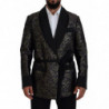 Abito blazer con giacca barocca viola oro - IT52 - L