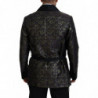 Abito blazer con giacca barocca viola oro - IT52 - L