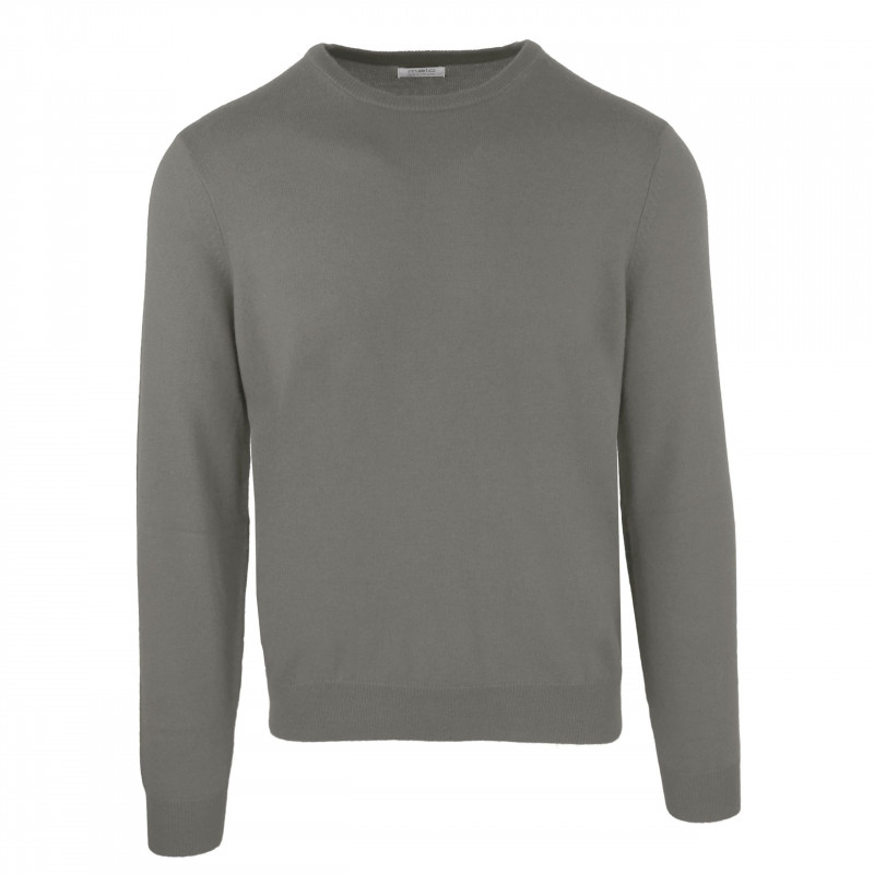 Maglione di lana grigia - L