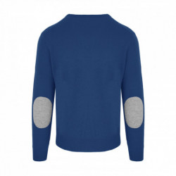 Maglione di lana blu - L