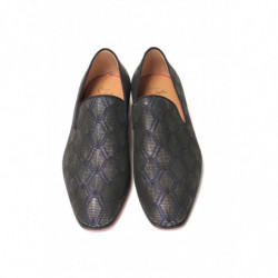 Scarpe basse in tessuto Colannaki blu scuro/nero - EU40.5/US7.5