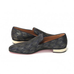 Scarpe basse in tessuto Colannaki blu scuro/nero - EU40.5/US7.5