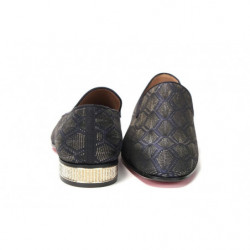 Scarpe basse in tessuto Colannaki blu scuro/nero - EU40.5/US7.5