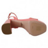Sandali vernice rosa Sandali tacco cinturino alla caviglia - EU38/U