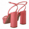 Sandali vernice rosa Sandali tacco cinturino alla caviglia - EU38.5