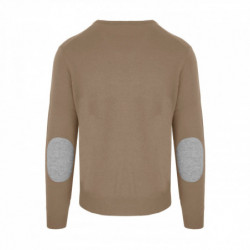 Maglione di lana beige - 3XL