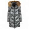 Giacche e cappotto in poliammide grigio - S