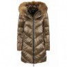 Giacche e cappotto in poliammide marrone - XS