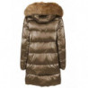 Giacche e cappotto in poliammide marrone - XS