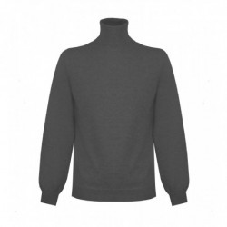 Maglione in cashmere grigio...
