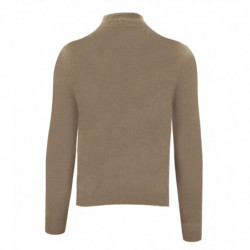 Maglione in cashmere beige - S
