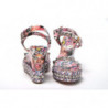 Zeppa con tacco alto in vernice Pyraclou 110 multicolore - EU35/US4.5