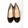 Semplice Décolleté 85 Vernice Nera Tacco - EU34.5/US4.5