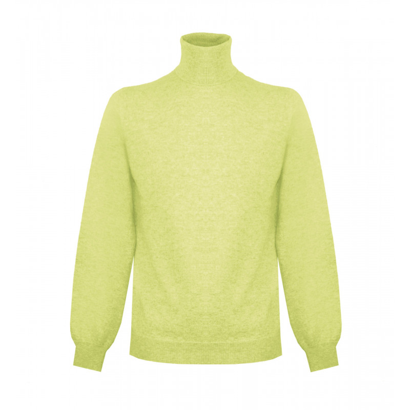 Maglione in cashmere giallo - L